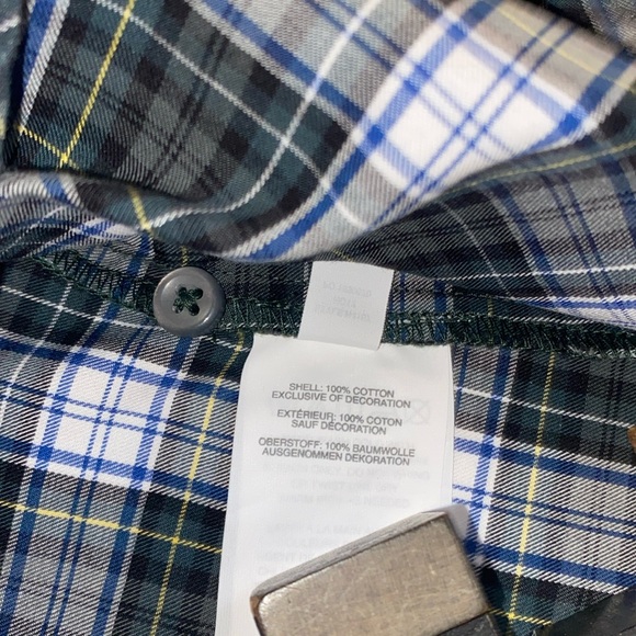 J. CREW Plaid Embellished Long Sleeve Blouse - Picture 8 of 8